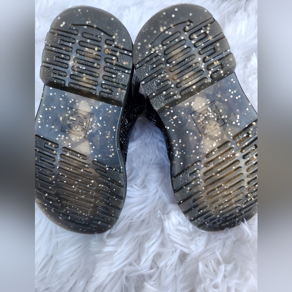 Dr. Martens JUNIOR 1460 GLITTER LACE-UP BOOTS - Picture 2 of 4